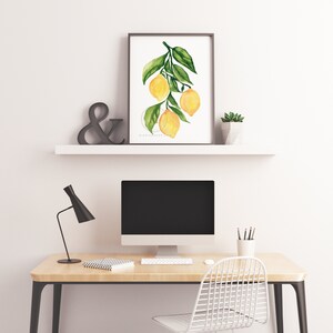 Lemon Art Prints, Set of 2 by HippieHoppy image 3