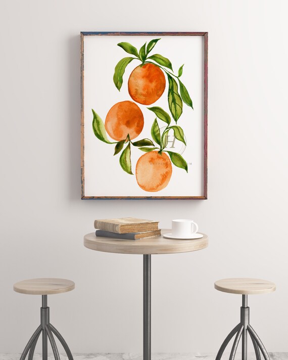 Citrus Oranges Art Print - Etsy Canada
