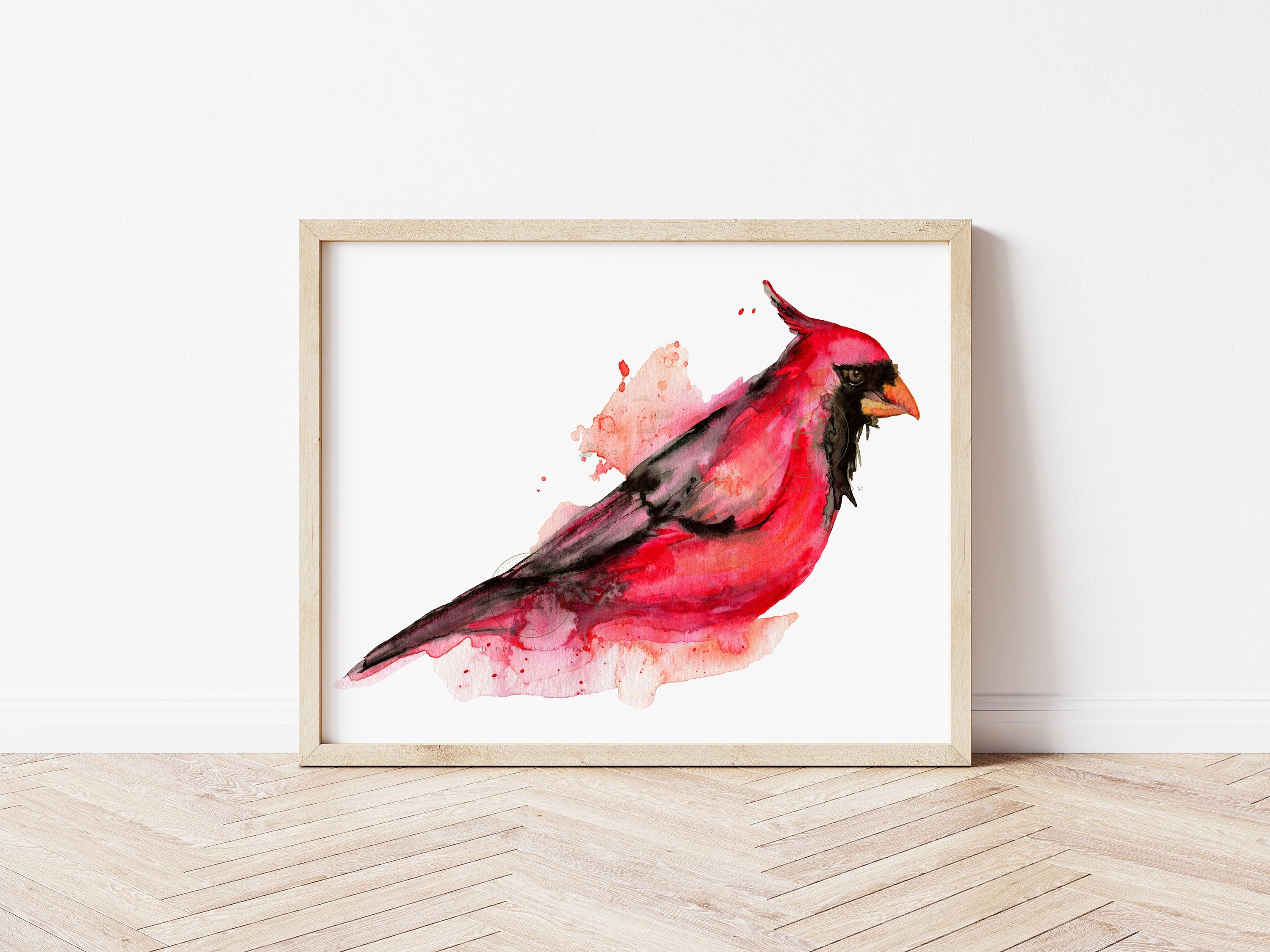Cardinal Watercolor Art Print - Etsy