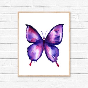 Butterfly Watercolor Print