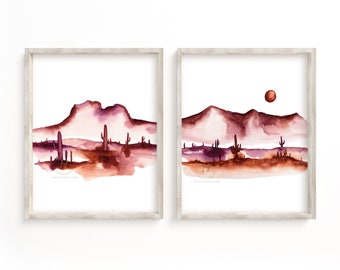 Arizona Desert Print Set of 2