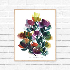 Flower Artwork Watercolor Painting