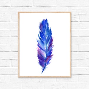 feather watercolor feather