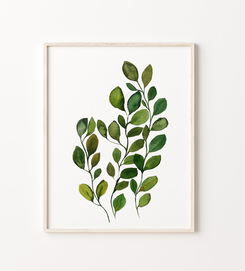 Botanical Art Print Botanical Art Prints Eucalyptus Wall Art Eucalyptus Leaves Eucalyptus Print Botanical Print Botanical Wall Art