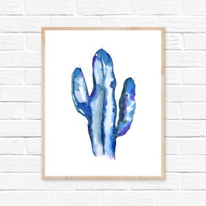 Cactus Watercolor Print