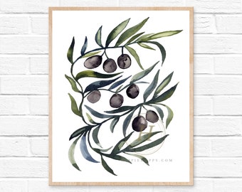 Olive Branch Wall Art Printable