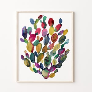 Cactus Watercolor print