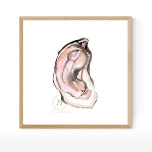 Oyster Watercolor Print