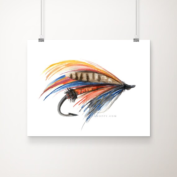 Fly Fishing Lure Painting 