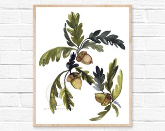 Botanical Watercolor Print