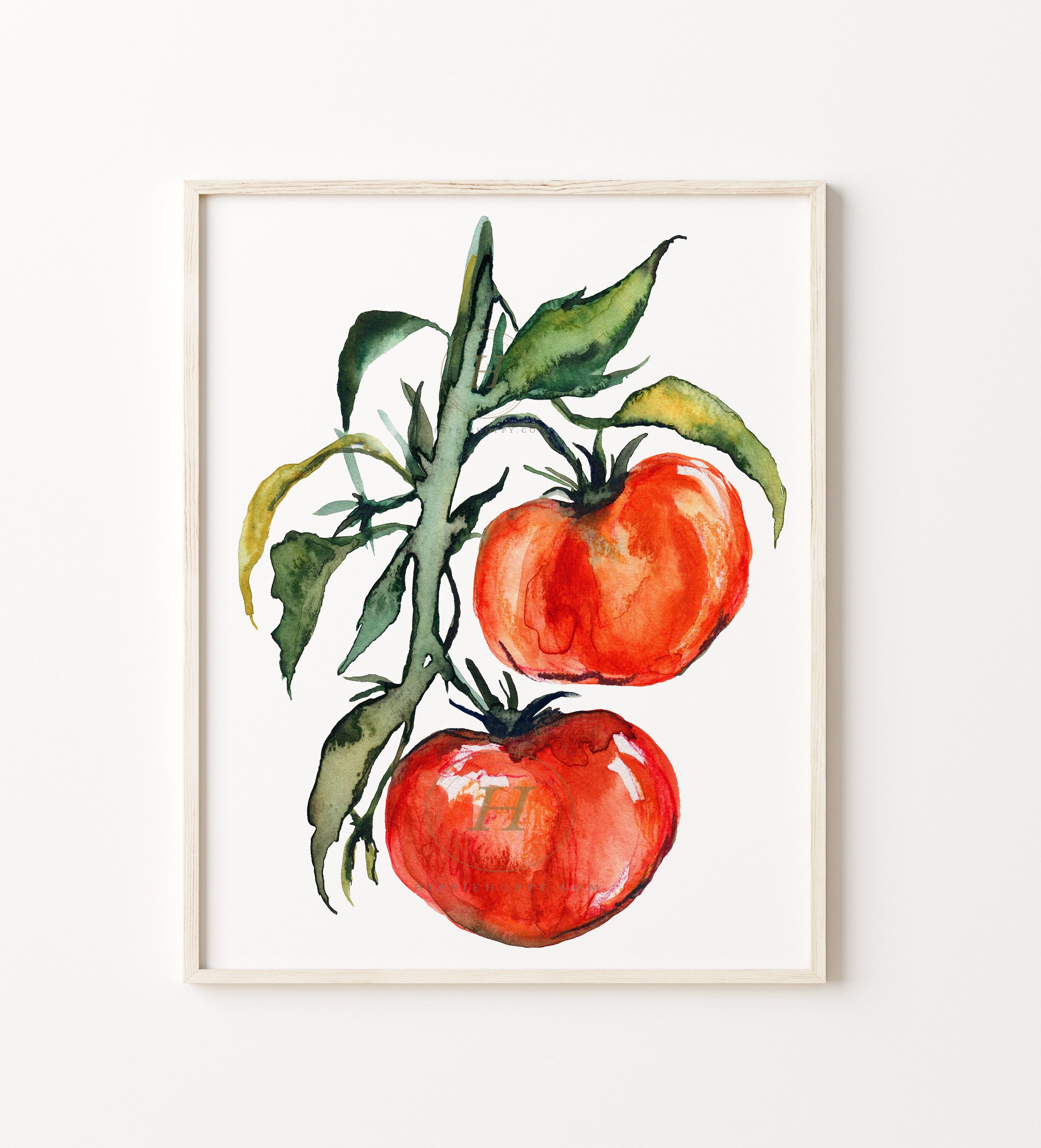 Vegetables Print. Garden. Kitchen Decor. Food Art. 