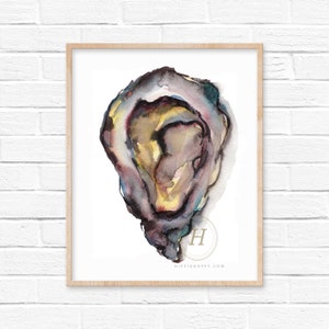 Oyster Watercolor Print