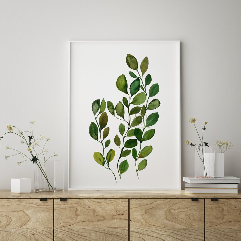 Botanical Art Print Botanical Art Prints Eucalyptus Wall Art Eucalyptus Leaves Eucalyptus Print Botanical Print Botanical Wall Art