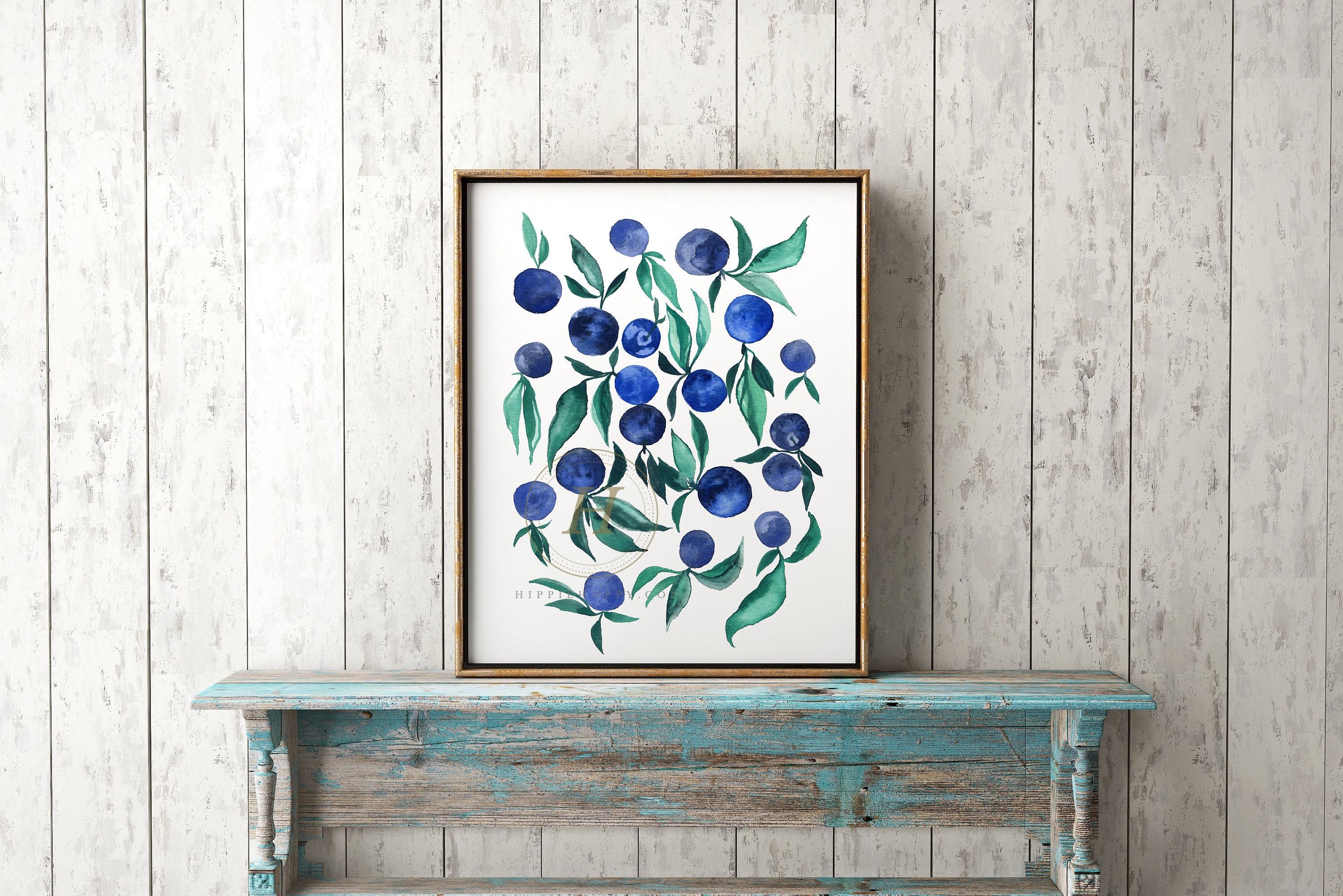 Cooking Print Plum Food Painting Restaurant Decor Kitchen Wall