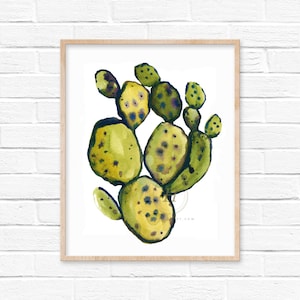 Cactus Art Print by HippieHoppy