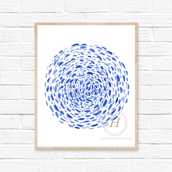 Abstract Watercolor Print