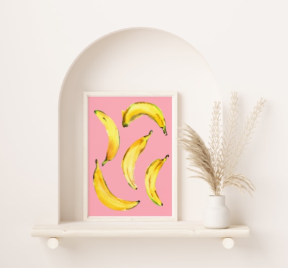 Banana Art Print - Etsy