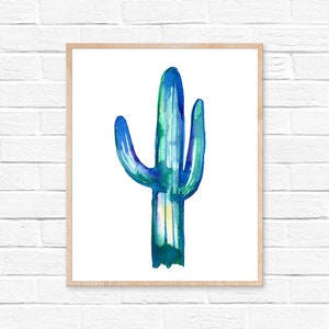 Cactus Watercolor Print