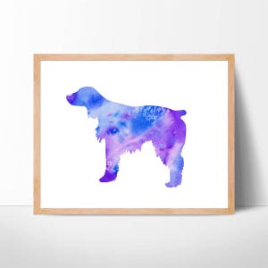 Watercolor Springer Spaniel Print