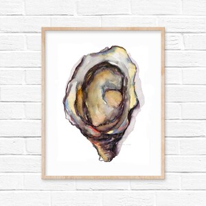 Oyster Watercolor Print