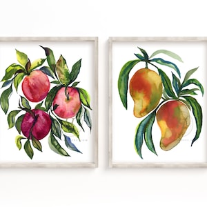 Set Apple e Mango Art Prints di 2
