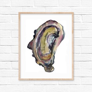 Oyster Watercolor Print