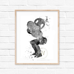 Fitness Watercolor Art Print