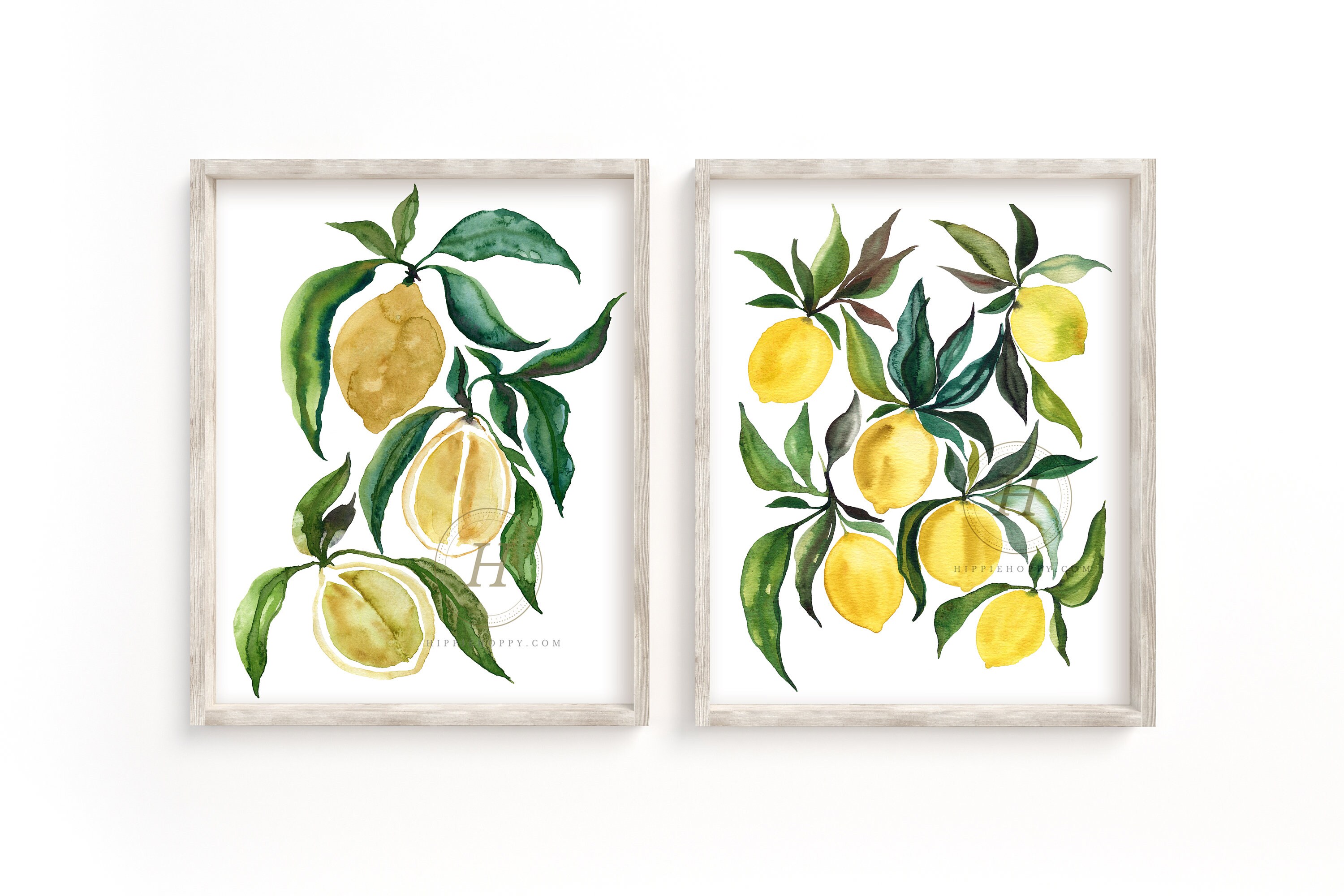 kitchen wall art lemons