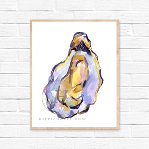 Oyster Watercolor Print