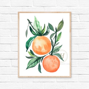 Oranges Art Print