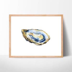 Oyster Watercolor Print