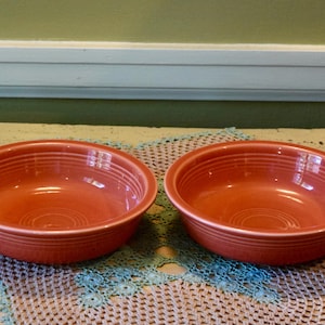 Fiestaware Persimmon Müsli Schüssel Ruhestand Farbe