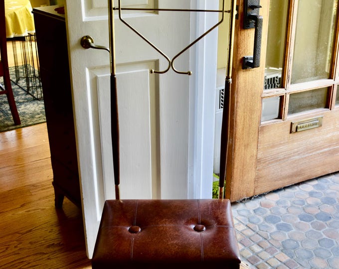 MCM Gentleman's Butler Bench Valet Chair With Underseat Storage Setwell ...