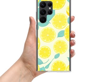 Yellow Lemon Clear Case for Samsung®