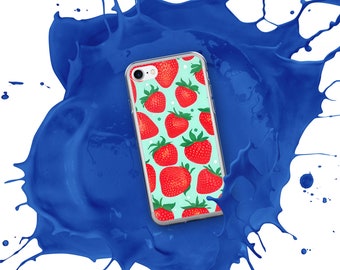 Sweet Juicy Strawberry Clear Case for iPhone®