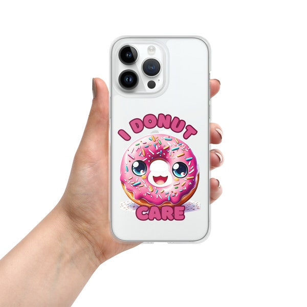 I Donut Care IDC Clear Case for iPhone®