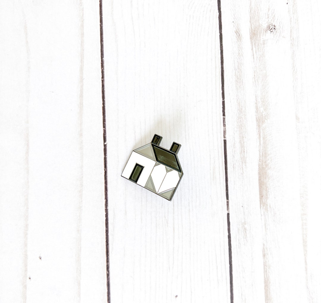 Home Enamel Pin Etsy