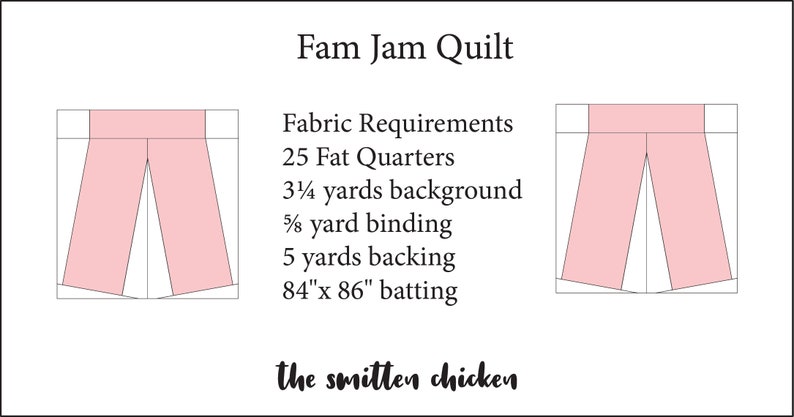 Fam Jam Digital PDF Quilt Pattern image 2