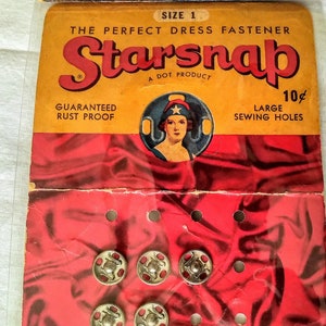 Sewing Booklet, Vintage Star Snaps and Wheat Needle Book, Advertising Needle Book, Antique Sewing Notions, Wheat Needle