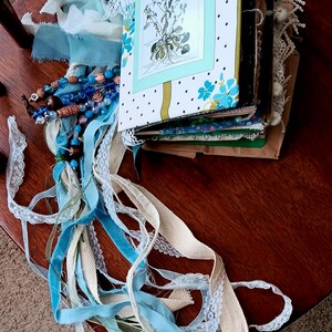 Botanical Junk Journal, Garden Journal, Nature Journal, Poetry Journal, Journal, Victorian Writing Book, Junk Journal