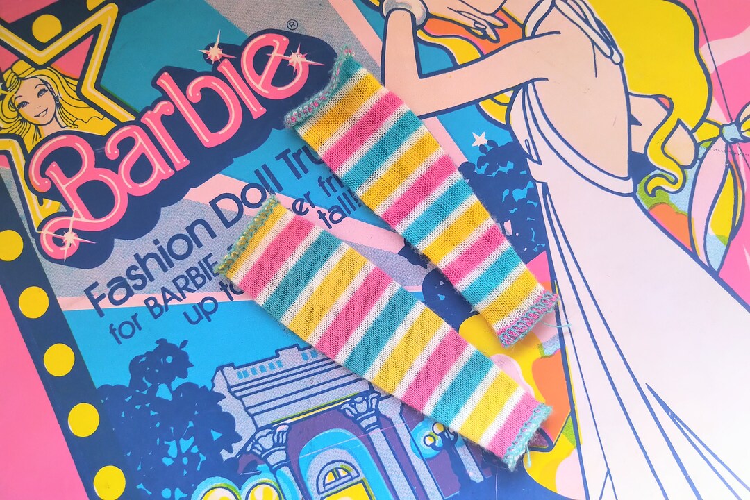 Barbie Leg Warmers, Vintage Barbie Leg Warmers, Barbie Stockings, Barbie Accessories, Barbie