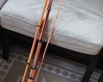 buy bamboo fishing pole chicago Vintage Lew's Cane Fishing Pole: 14 Ft, 3-piece, Kyushu Japan