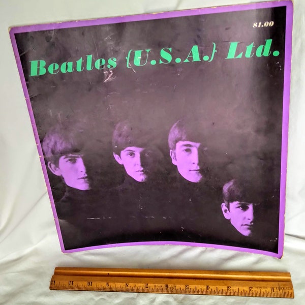 RARE Beatles USA Ltd. 1964 Souvineir Booklet, Collectible Beatles, Beatles Photo, Beatlemania, Fab Four, Beatles Memorabilia