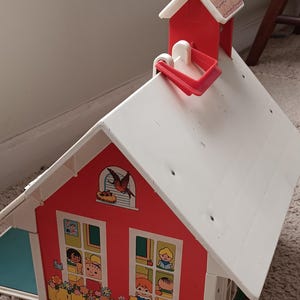 Fisher Price School, Vintage Fisher Price Toys, Antique Toys, Vintage FP Schoolhouse, Vintage Toys, Fisher Price