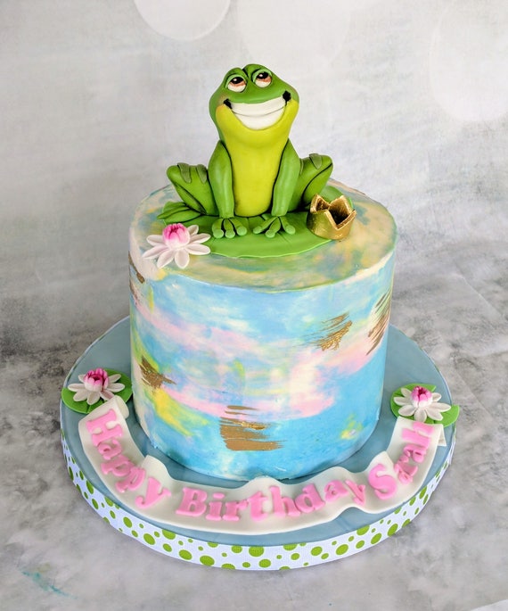 Fondant Frog Prince Cake Topper