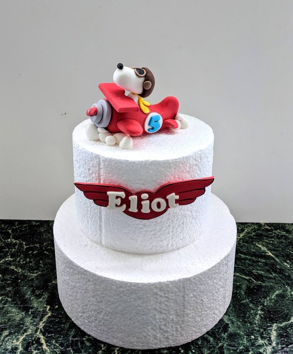 Fondant Snoopy Cake Topper Etsy