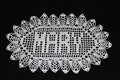 Custom name doily