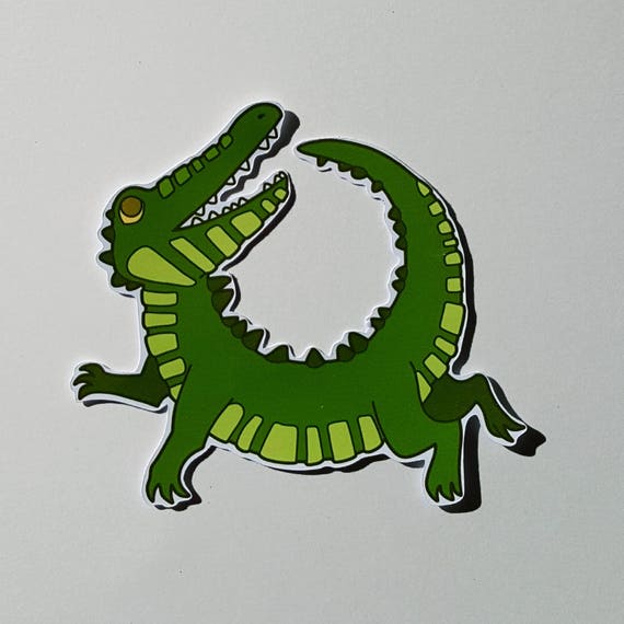 crocodile sticker