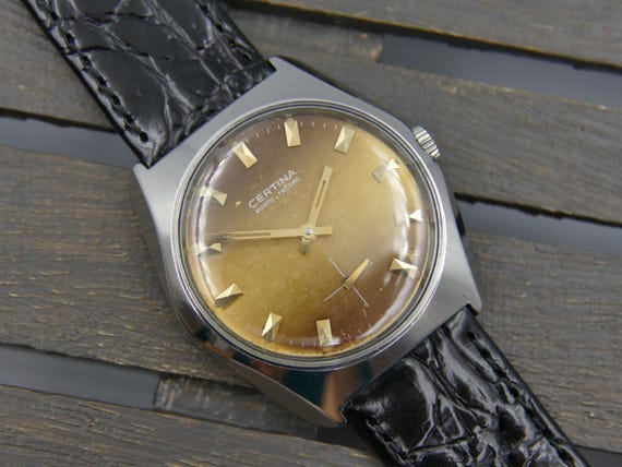 Montre Certina Vintage Années 60 - Mécanique à Remontage Manuel - Cadran Rond - Occasion