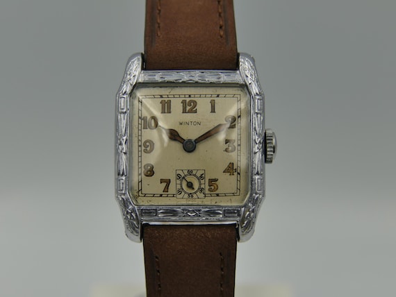 Mouvement De Montre Vintage Didisheim Winton LDS 16 Jewel - Pour Pièces Ou Réparation - Occasion